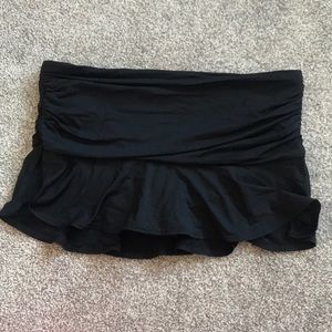 Black Lands End swim skirt sz 12
